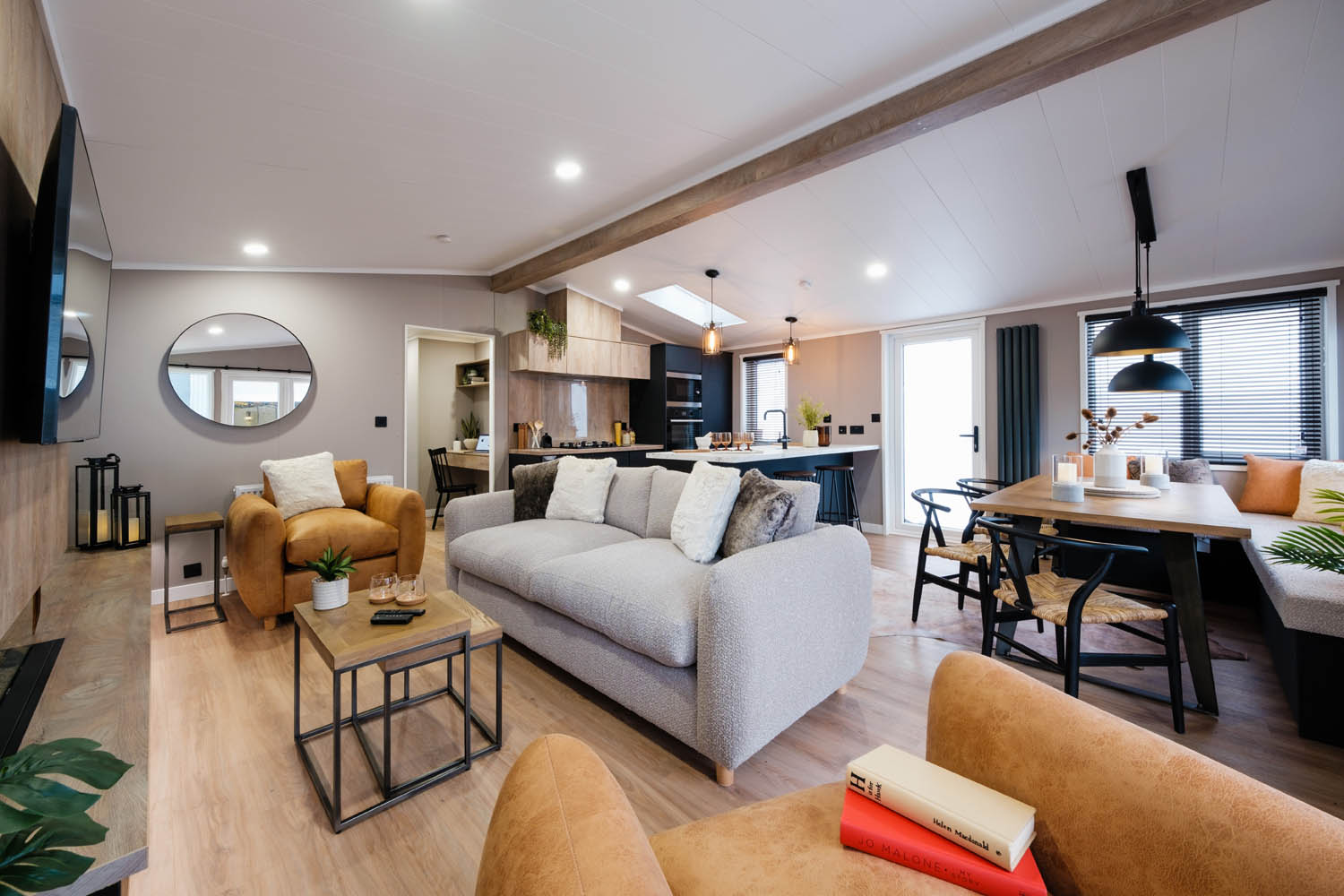 Lounge, Lake District Timber Holiday Lodge, Cumbria, near Keswick