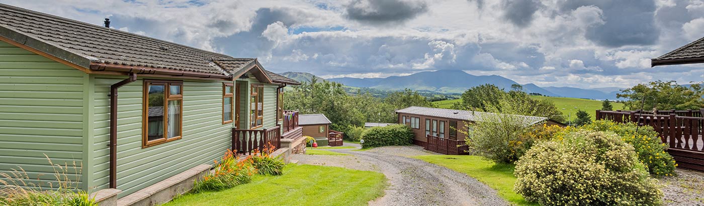 Timber Lodges at Skiddaw View Holiday Park