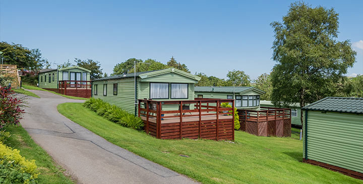 Holiday home ownership lodges at Skiddaw View Holiday Park in the Lake District