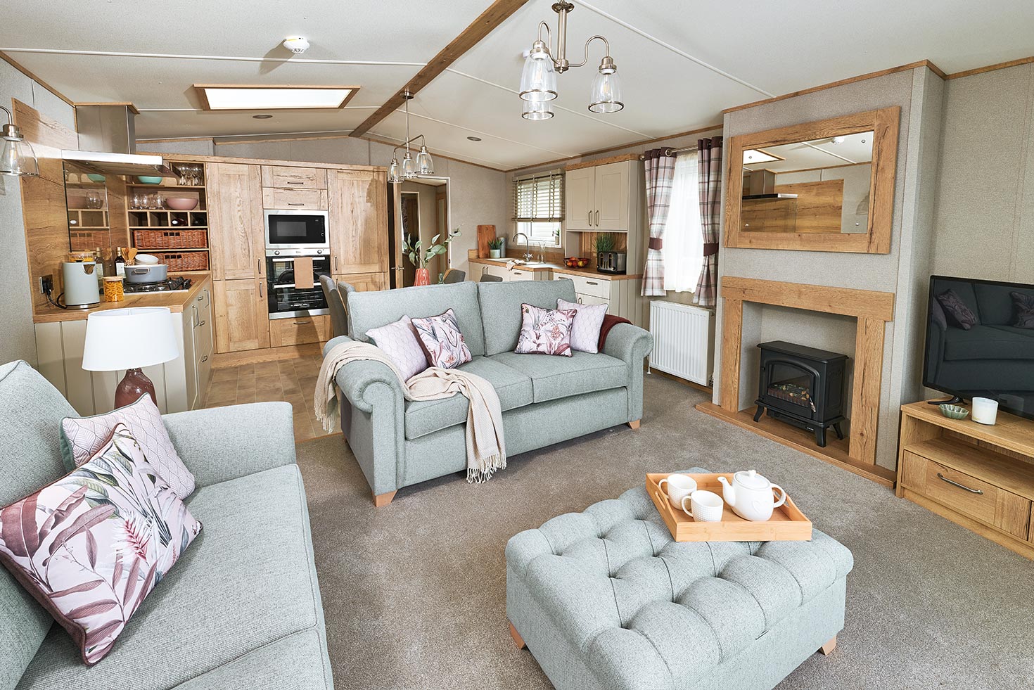 ABI Ambleside Premier 2024, brand new static caravan holiday lodge for sale Lake District