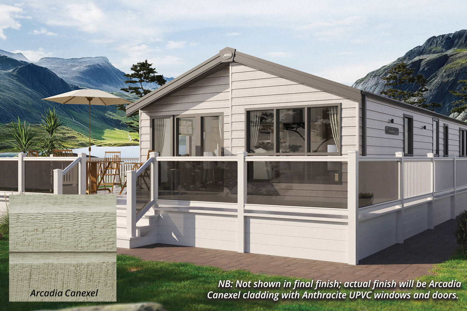 ABI Kielder Exclusive Twin Unit timber lodge 2026, brand new holiday lodge for sale Lake District