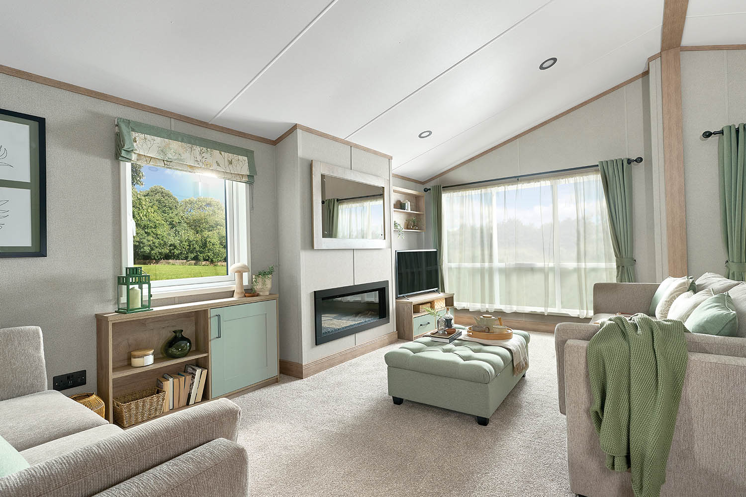 ABI Kielder Exclusive Twin Unit timber lodge 2026, brand new holiday lodge for sale Lake District