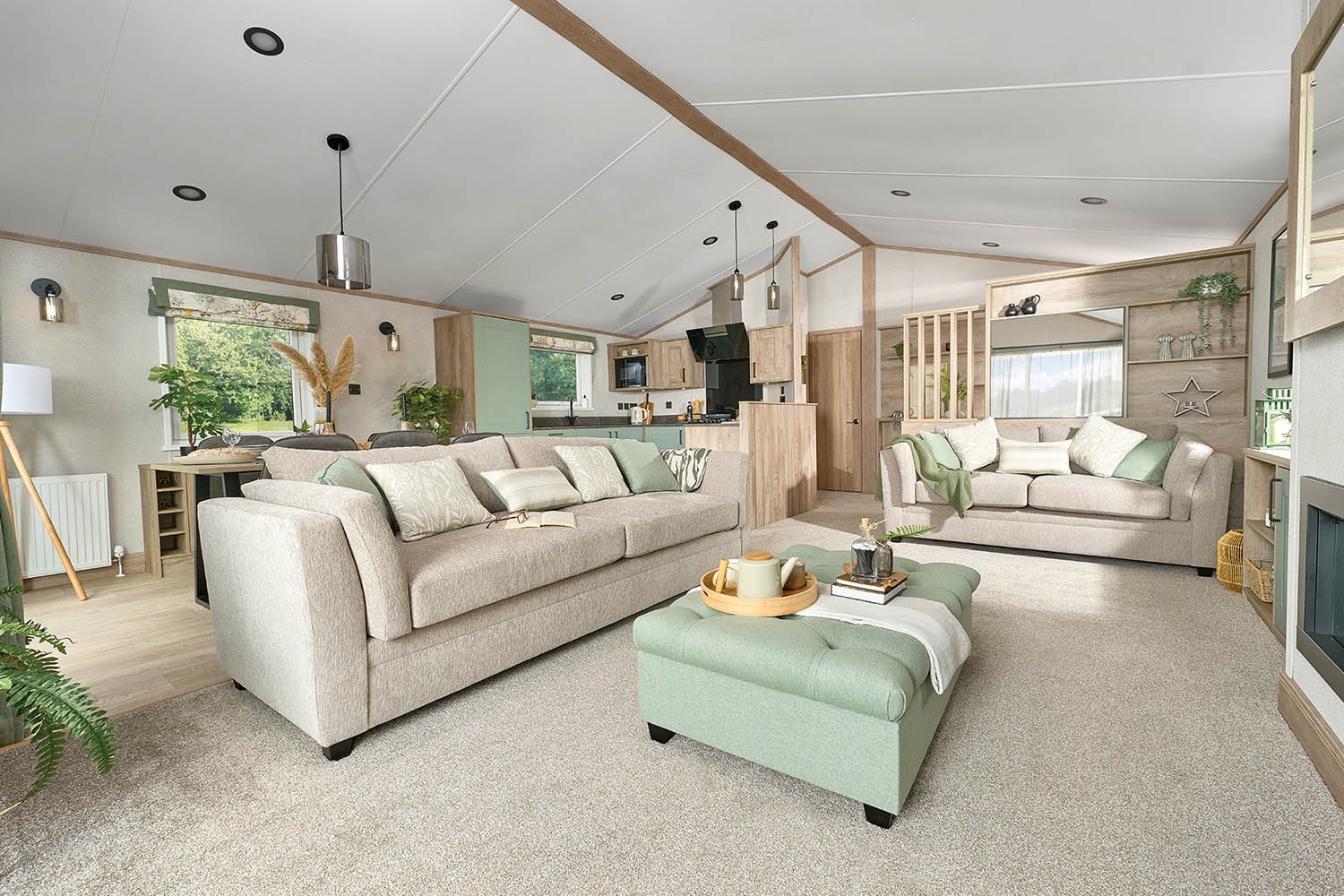 ABI Kielder Exclusive Twin Unit timber lodge 2026, brand new holiday lodge for sale Lake District