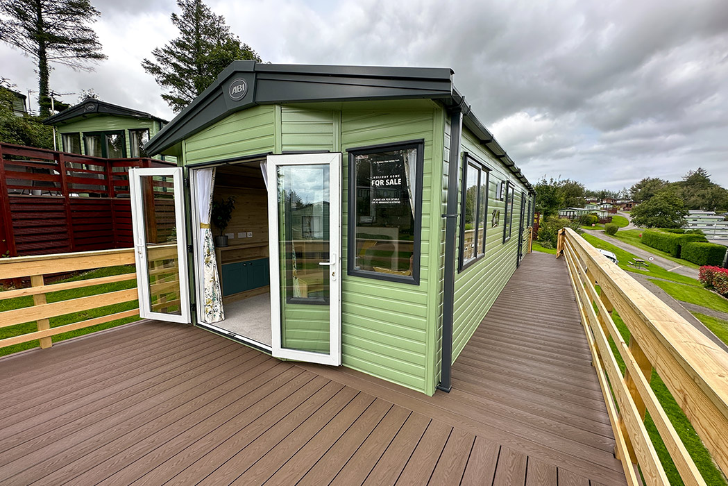 ABI Roecliffe 2023, brand new static caravan holiday lodge for sale Lake District