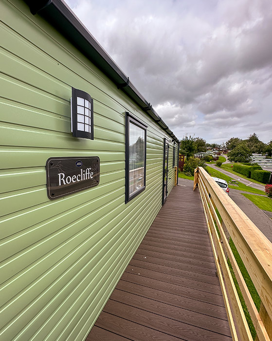 ABI Roecliffe 2023, brand new static caravan holiday lodge for sale Lake District