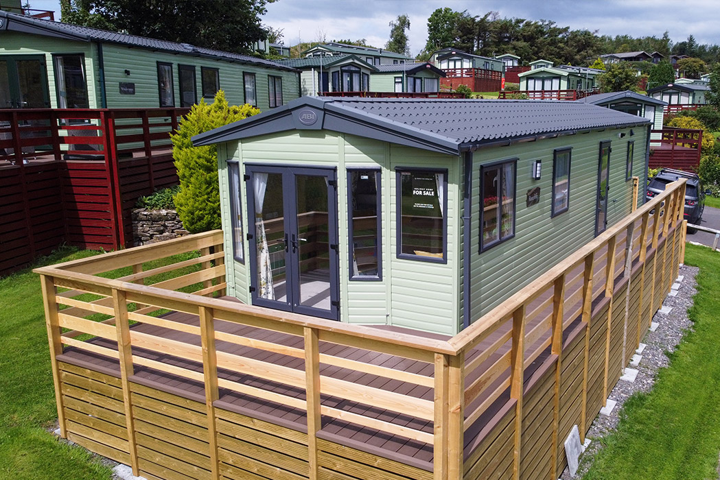 ABI Roecliffe 2023, brand new static caravan holiday lodge for sale Lake District