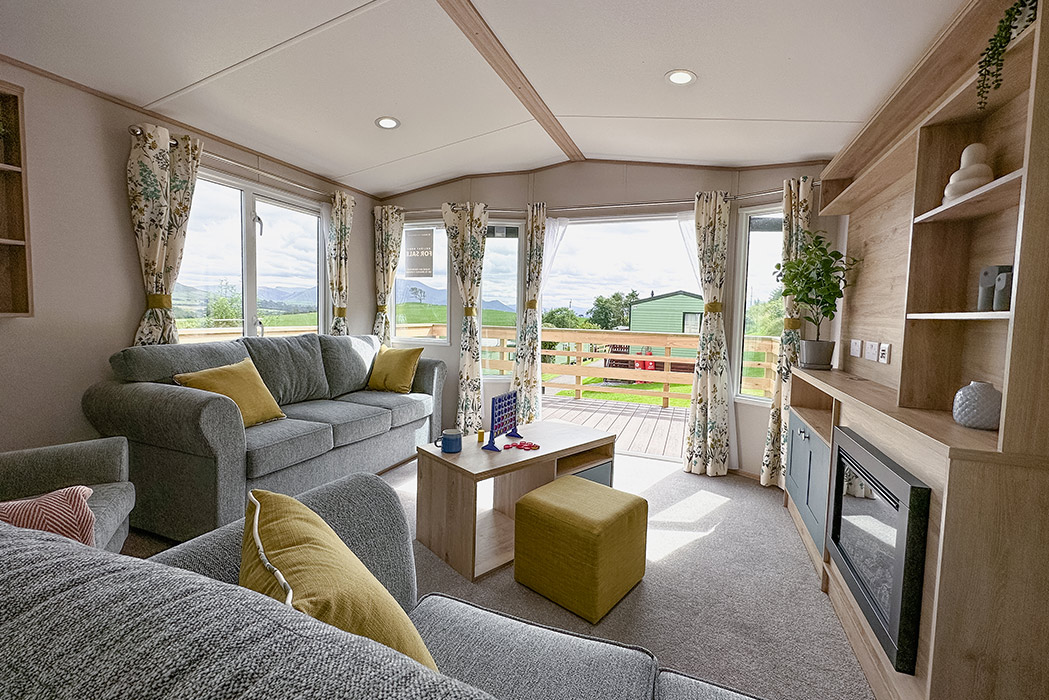 ABI Roecliffe 2023, brand new static caravan holiday lodge for sale Lake District