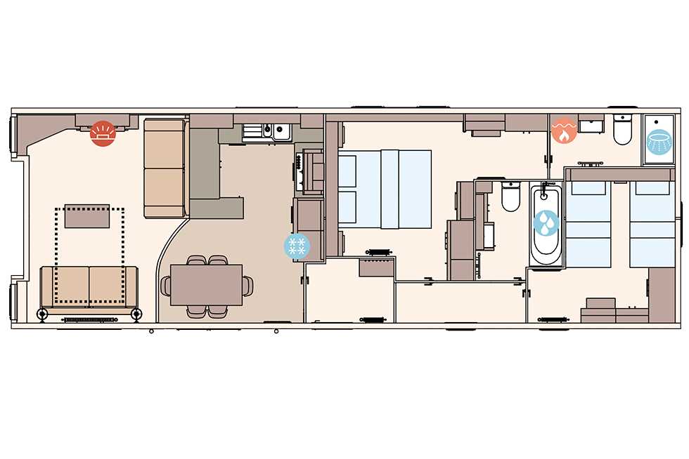 ABI Westwood Lodge 2022, brand new static caravan holiday lodge for sale Lake District