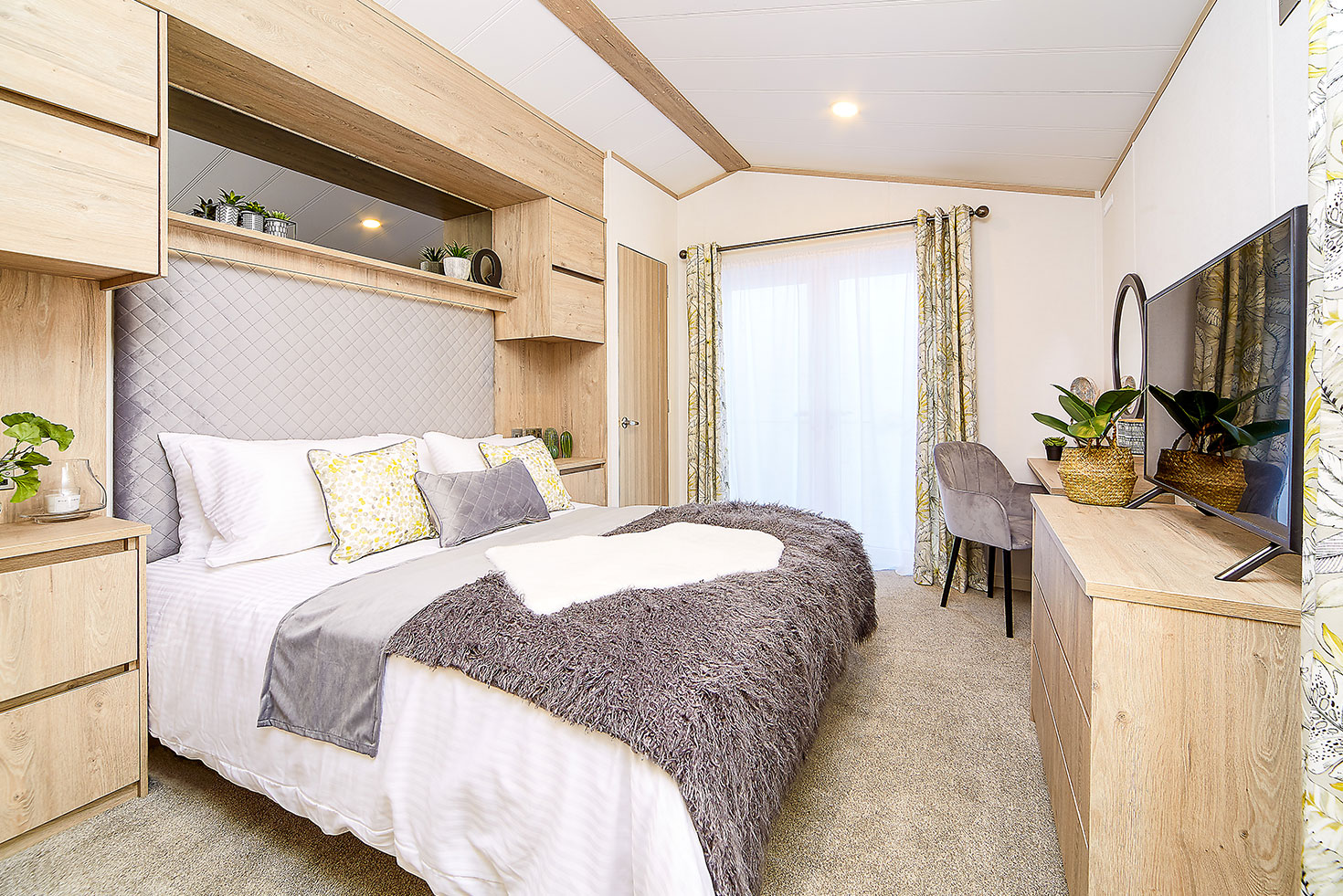 Atlas Jasmine Lodge 2023, brand new static caravan holiday lodge for sale Lake District