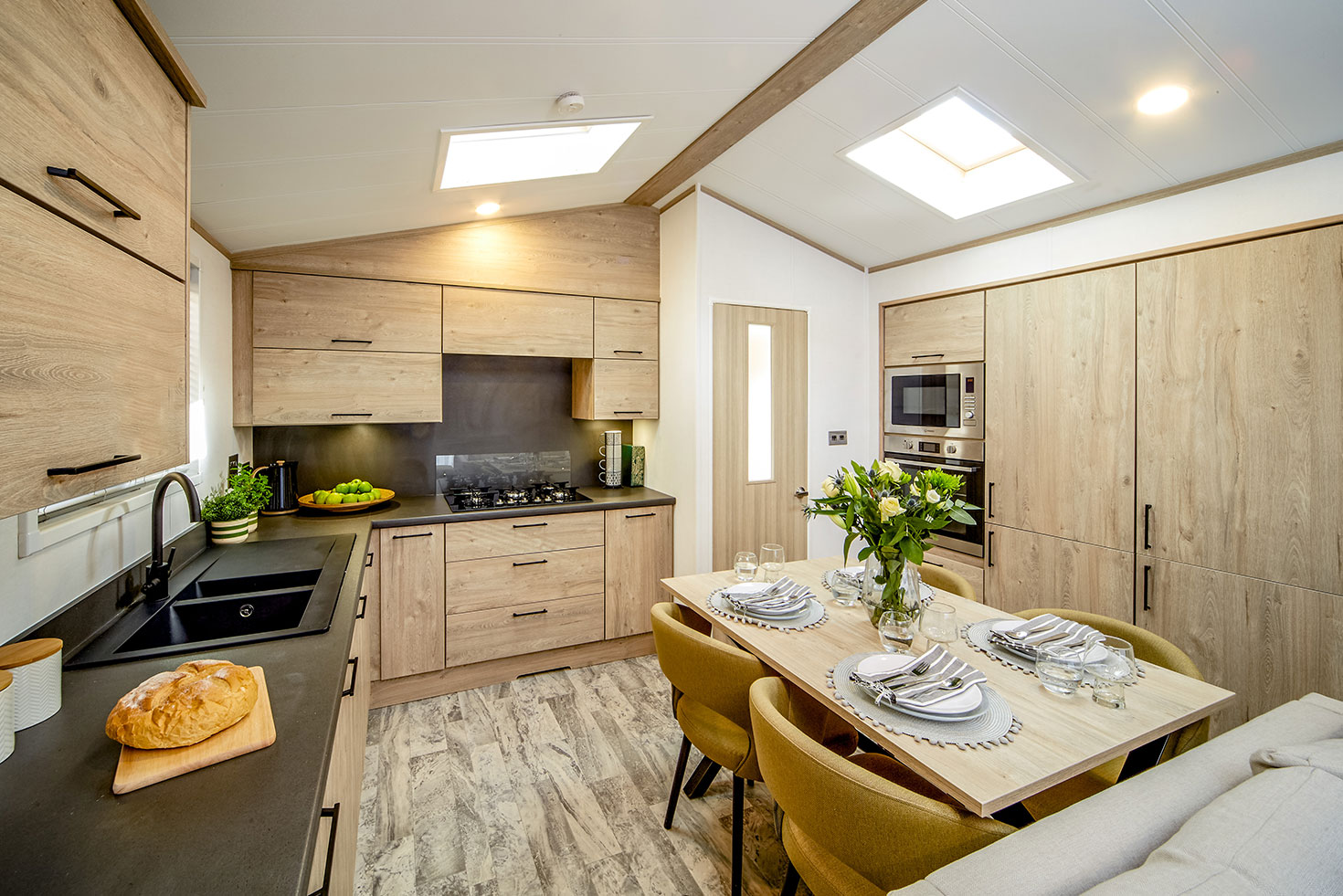 Atlas Jasmine Lodge 2023, brand new static caravan holiday lodge for sale Lake District