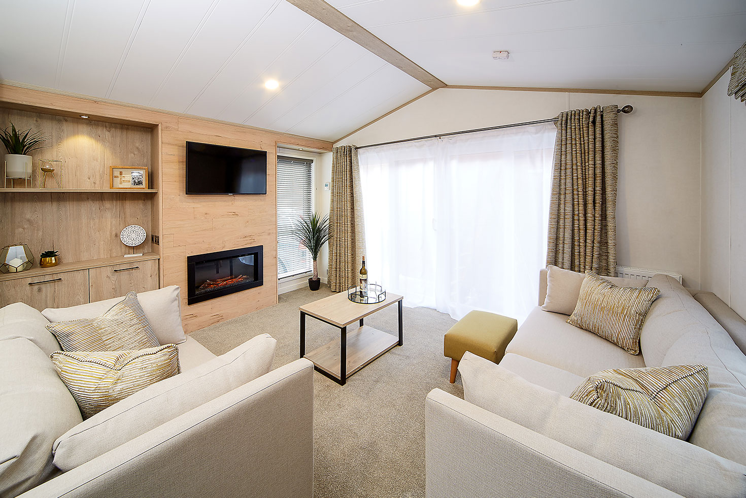 Atlas Jasmine Lodge 2024, brand new static caravan holiday lodge for sale Lake District