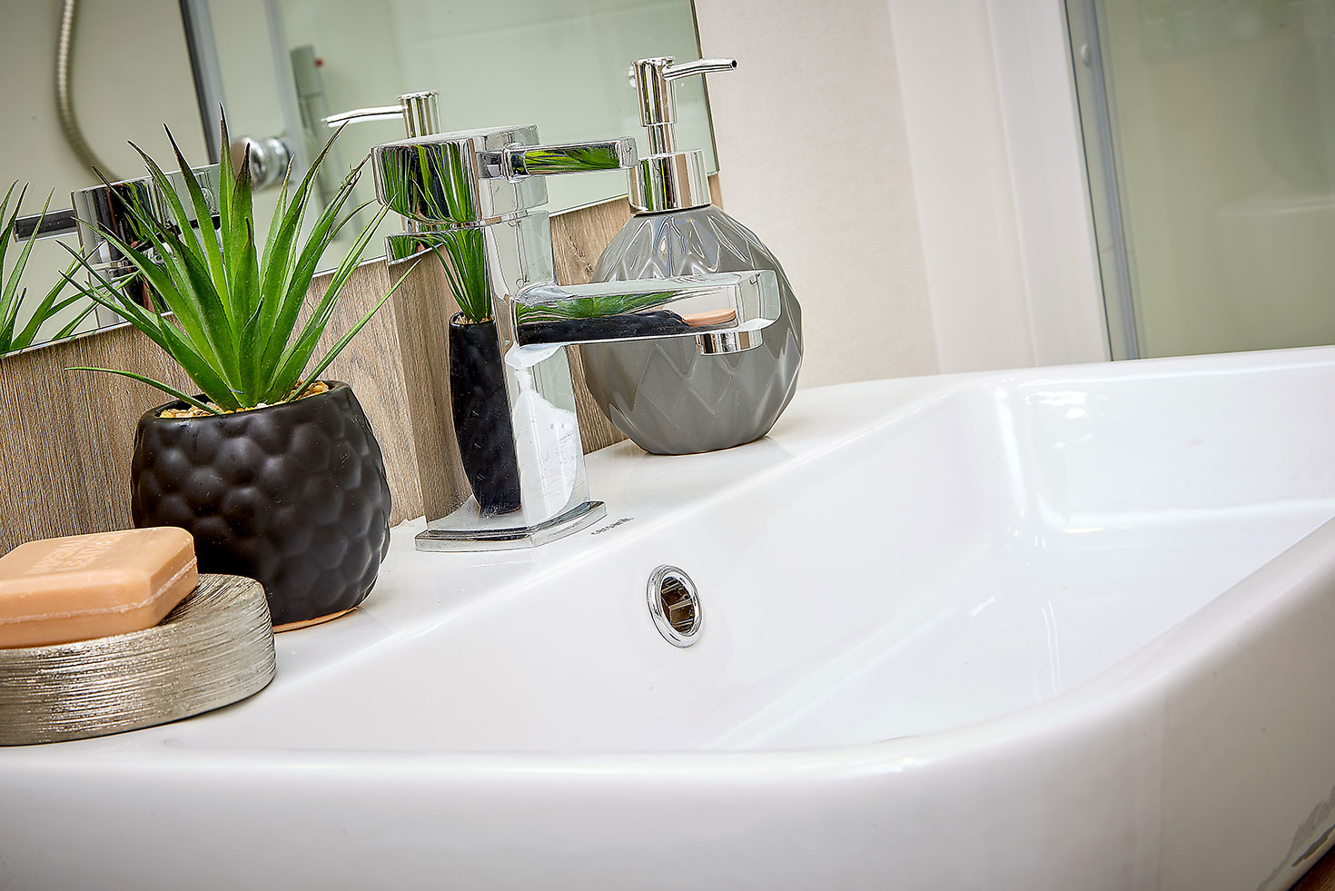 Atlas Jasmine Lodge 2024, brand new static caravan holiday lodge for sale Lake District