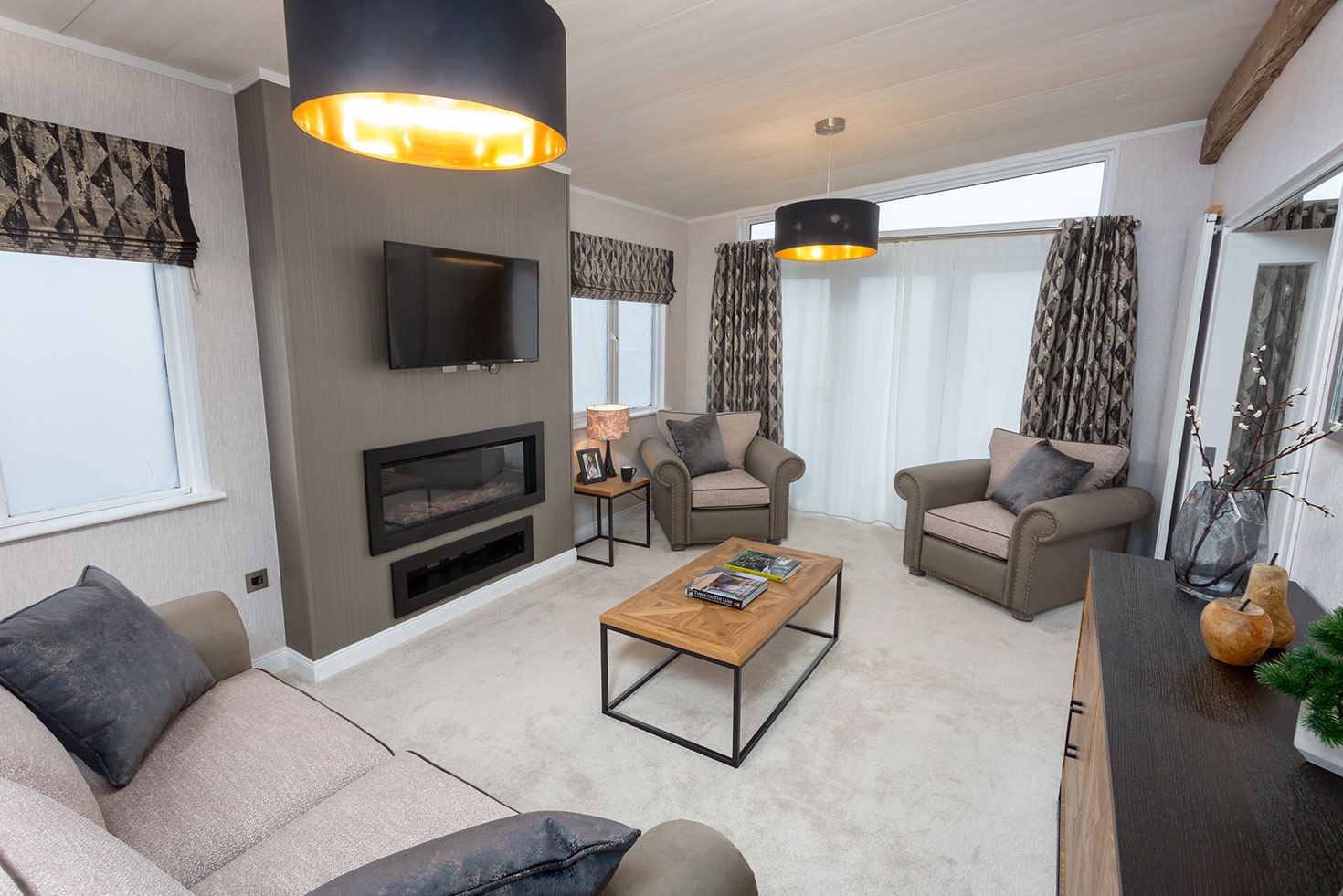 Pemberton Rivendale Twin Unit Timber Lodge 2022, brand new timber holiday lodge for sale Lake District