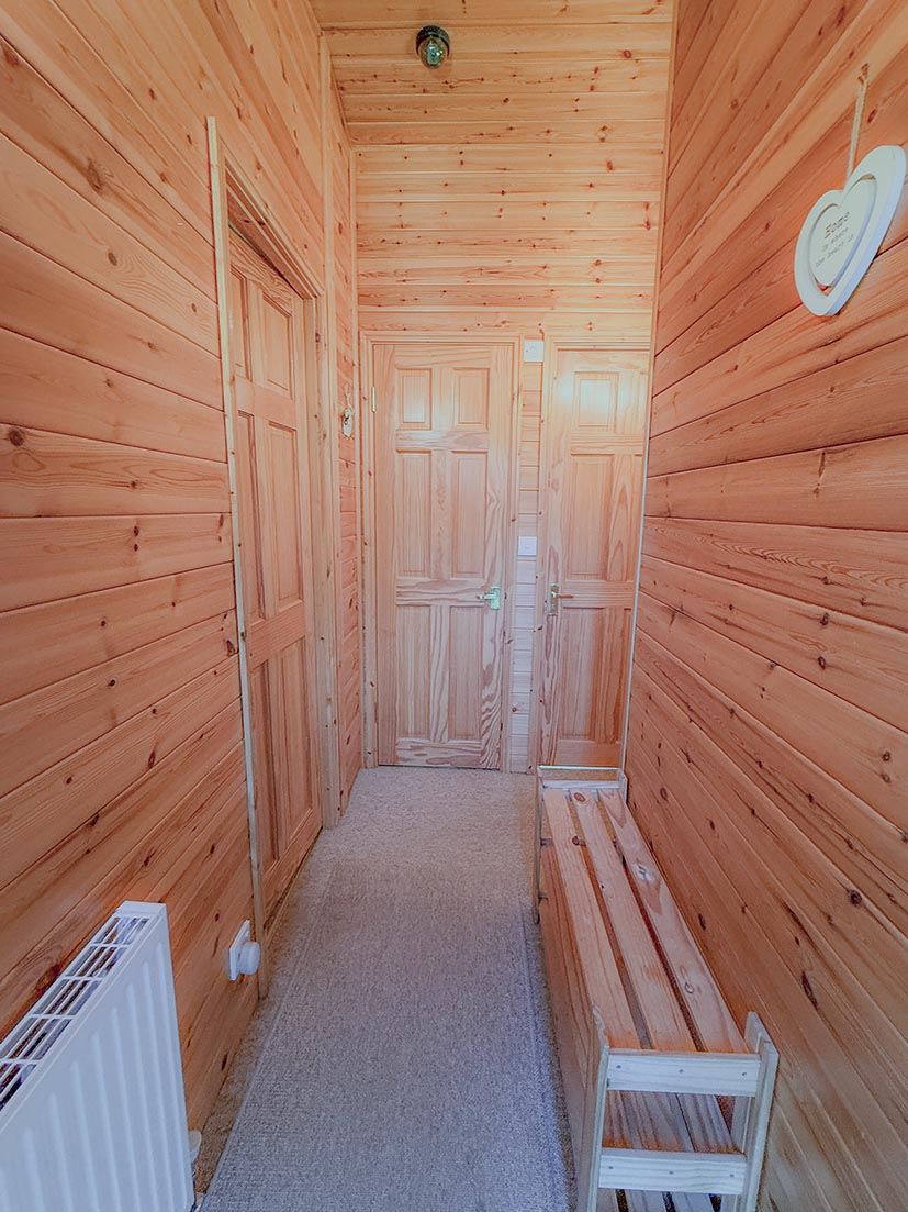 Pre-Owned Omar Kingfisher Twin Unit timber lodge, for sale Lake District, Cumbria