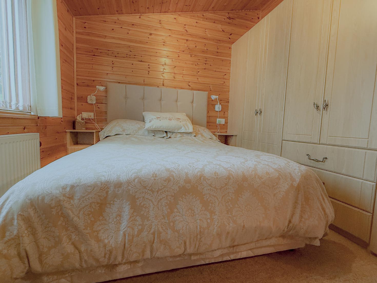 Pre-Owned Omar Kingfisher Twin Unit timber lodge, for sale Lake District, Cumbria