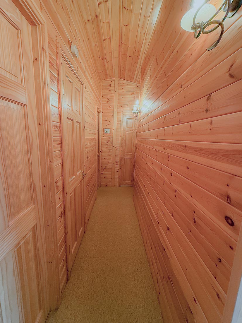 Pre-Owned Omar Kingfisher Twin Unit timber lodge, for sale Lake District, Cumbria