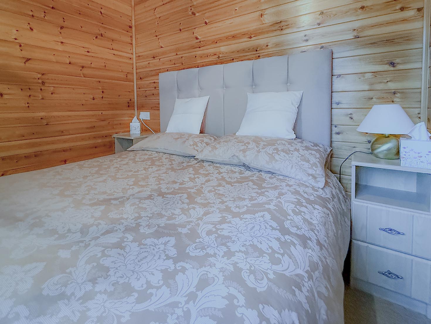 Pre-Owned Omar Kingfisher Twin Unit timber lodge, for sale Lake District, Cumbria