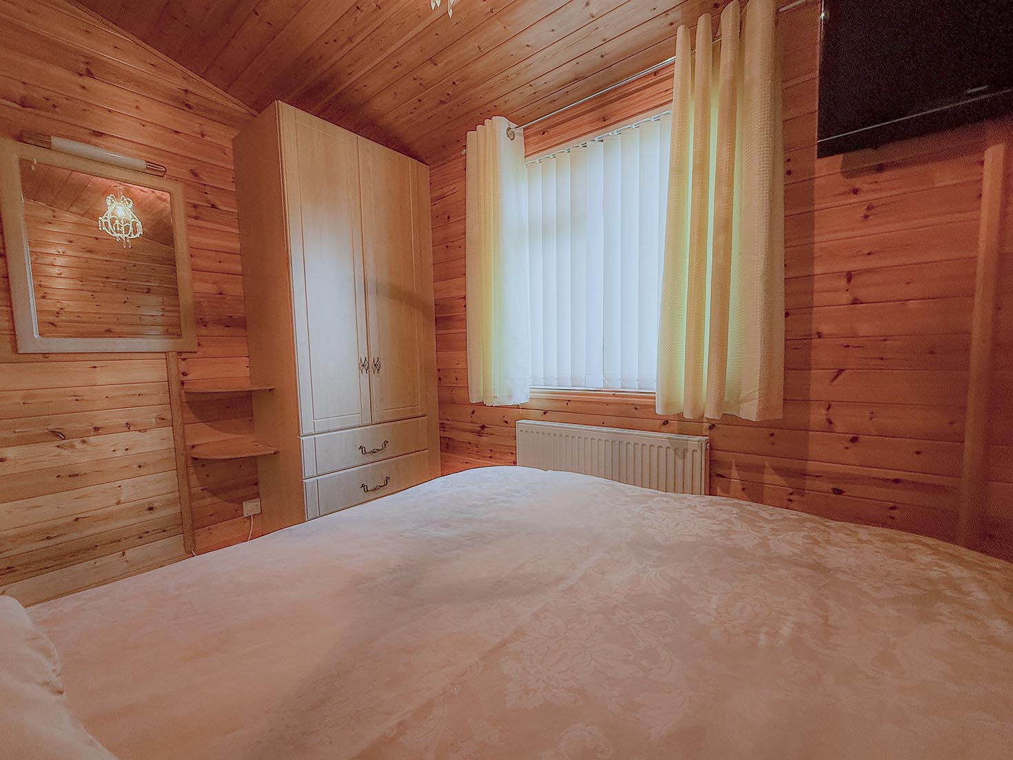 Pre-Owned Omar Kingfisher Twin Unit timber lodge, for sale Lake District, Cumbria