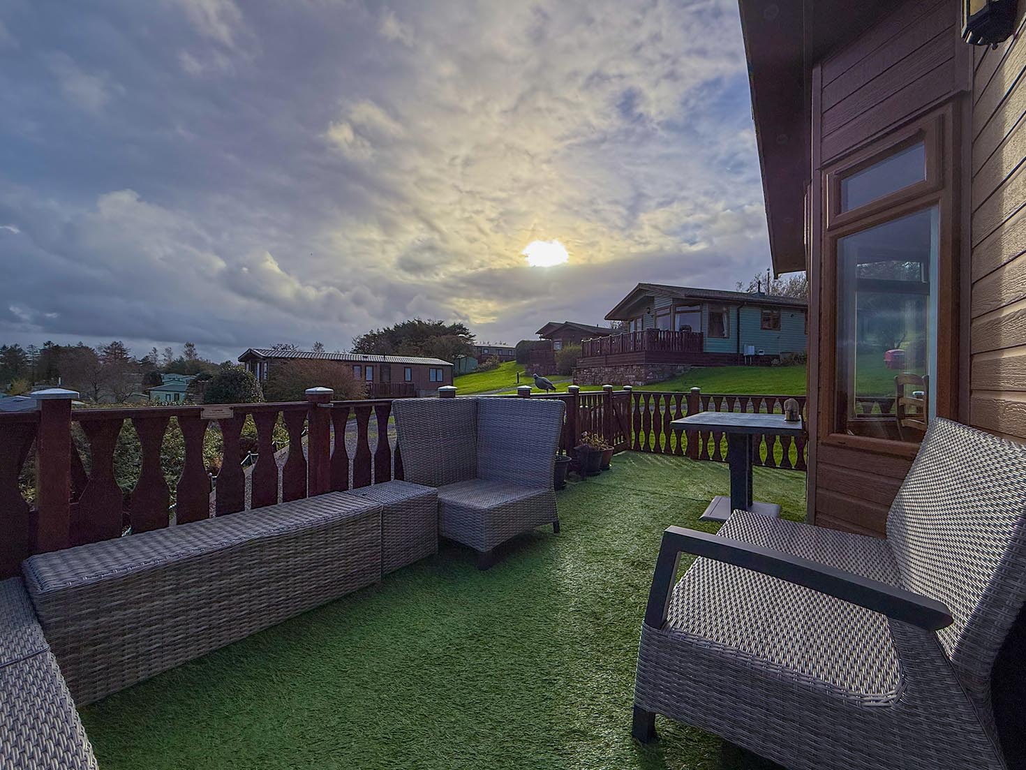 Pre-Owned Omar Kingfisher Twin Unit timber lodge, for sale Lake District, Cumbria